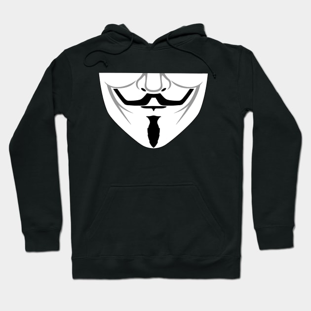 Guy Fawkes Mask Hoodie by UntitledMike